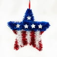 thumbnail image 6 of Wall decoration, 4Th of July decorations, Star decorations, Patriotic decorations, 19 in Metallic Tinsel, Door Hangings, 1 Pc, 6 of 7