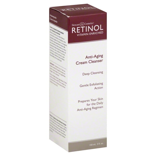 Retinol Anti Aging Cream Cleanser 5 Oz Walmart Com Walmart Com