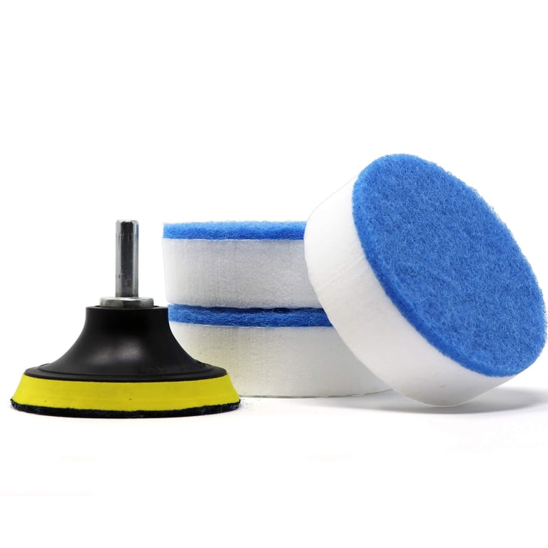 Drill Powered Cleaning Sponges with High Density Melamine Pads for ...