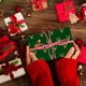thumbnail image 5 of Adornos navideños, adornos navideños, regalos navideños, papel de regalo navideño para niños, caja de regalo, árbol de Navidad, pila de regalo, papel kraft, papel para ramo, 39,37 x 27,55 pulgadas, pa, 5 of 6