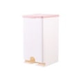 thumbnail image 2 of Organizador de baño de pared | Porta toallas sanitarias e hisopos de gran capacidad | Caja de pañuelos de plástico | Rosa o verde | 19,5 x 11,5 x 11,5 cm | Fácil instalación, 2 of 6