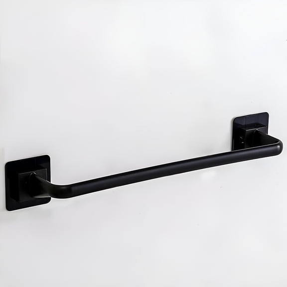 LAMIRO Self-Adhesive Towel Rod Towel Bar Stick on Wall Bath Towel Holder Rail Rack