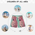 thumbnail image 6 of FORMRS Boys Swim Trunks Quick Dry Mesh Liner Boardshorts Sizes XS-XL, Big Pink Cheetah, 6 of 7