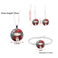 thumbnail image 4 of 1 Set Christmas Snowman Jewelry Time Gemstone Necklace Set Bracelet Earring Set, 4 of 8