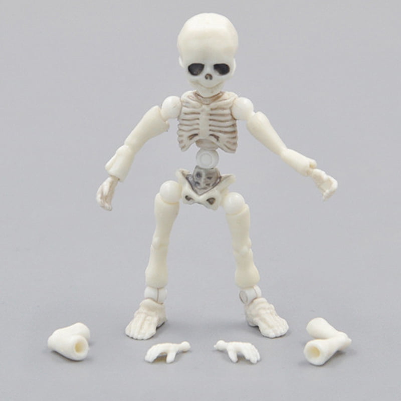 Re-Ment Miniature Pose Skeleton Figure & Accessories Part 3 Full set of 5 pieces 