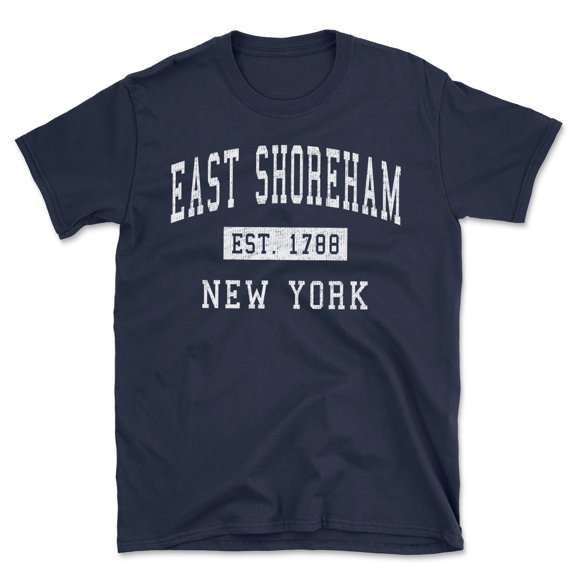 East Shoreham New York Classic Established Men's Cotton T-Shirt