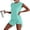 Mint Green, variant on Skort Sets Women 2 Piece Outfits Side Split Athletic Skirt Matching Tank Top Set Casual Vacation Short Lounge Sets Green M