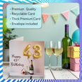 thumbnail image 3 of Tarjeta de felicitación Stuff4 43.º cumpleaños con globos y botella, 3 of 7