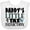 AA-White, variant on Inktastic Daddy's Little Tax Deduction Blue Hearts Boys or Girls Baby Bib