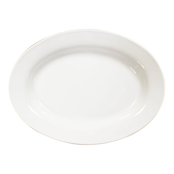 Excellante Imperial Melamine Dinnerware Collection 7 oz, 9" x 6 3/4" Deep Platter, Comes in Dozen