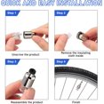 thumbnail image 4 of 8PCS LED Tire Valve Stem Cap Lights, Neon Spoke Flash Light Bulb Tire Valve Lights, Waterproof Car Tire Valve Lights, Cool Neon Spoke Flashing LED Light, Car Motorcycle Accessories (Red), 4 of 5