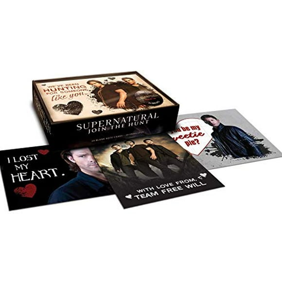 Cartes de Note Vierges Supernatural pour la Saint-Valentin