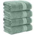 thumbnail image 7 of Modern Threads Spunloft Cotton Bath Towels, Eucalyptus (4 Count), 7 of 7