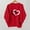 Red, variant on Up to 65 off!Lolmot Valentine Sweatshirts for Women Oversized Hearts Long Sleeve Shirt Fleece Lined Pullover Conversation Heart Sweatshirts Gift for Her