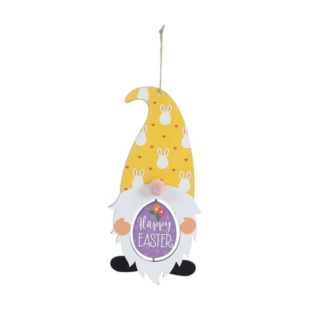 

Heiheiup Easter Faceless Doll Pendant Holiday Ornaments Party Decoration Supplies Christmas Lamps for Cars