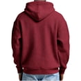 thumbnail image 6 of Men Waffle Knit Half Zip Hoodie Sevevn Long Sleeve Drawstring Hooded Sweatshirt With Front Kangaroo Pocket For Casual Daily Wear Outdoor Activities And Weekend Street Outfits, 6 of 6