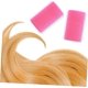 thumbnail image 4 of Rizadores de pelo con esponja suave, rulos espirales para cabello corto, sin calor, para peinar mientras se duerme, paquete de 12 unidades, color rosa., 4 of 5