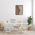 thumbnail image 2 of Stupell Industries Industrial Line Abstract Composition Geometric Shapes Brown Black Graphic Art Black Framed Art Print Wall Art, 24x30, by Malerifabrikken, 2 of 5