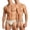 White+Gray, variant on PBFRDSJ 2PC Men Thong Underwear Elastic Waist Smooth Stretchy Bikini Briefs Slim Fit Basic UnderPants for Daily Home Wear