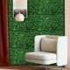 thumbnail image 4 of Pared vegetal verde artificial - Panel de setos de boj de 40x60cm para decoración interior/exterior, césped artificial lavable para valla y fondo fotográfico, 4 of 4