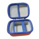 thumbnail image 4 of Estuche de almacenamiento para reproductor de música infantil, tarjetero portátil, bolsa de transporte rígida. Naranja, 4 of 9
