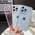 thumbnail image 6 of for iPhone 11 pro Clear Sparkly Case, 3D Diamond Pattern,Camera Raised Protection, Soft Silicone TPU,Glitter for Women, Girls - Blue, 6 of 10