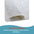 thumbnail image 1 of Crystal Rhinestone Ribbon Clothing Accessories Sticker Convenient Using Present Decoration Sheet with Shine Appearance Exquisite white ABcolor 8 hot melt glue, 1 of 6