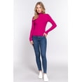 thumbnail image 2 of Long Slv Mock Neck Rib Sweater, 2 of 5