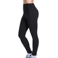 thumbnail image 2 of BKQCNKM Leggings for Women Workout Leggings for Women Maternity Leggings with Pockets for Women Womens Leggings High Waist Long Two Pockets Leggings for Women Tummy Control, Black 3XL, 2 of 7