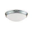 thumbnail image 3 of Millennium Lighting 14" 3-light Metal Flushmount Light in Chrome, 3 of 6