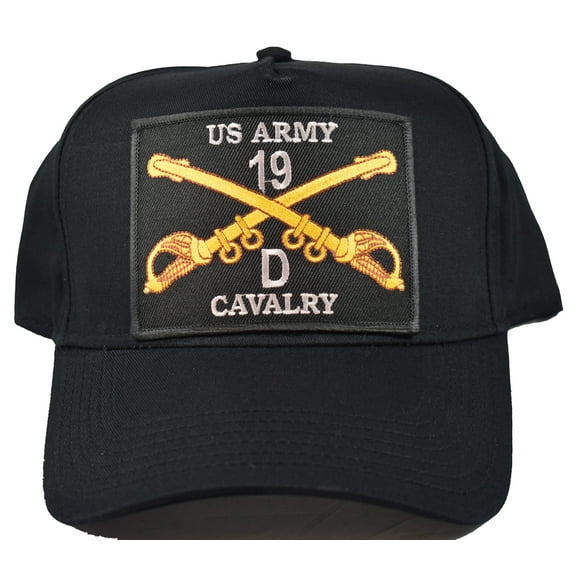 US ARMY 19D CAVALRY CAV HAT - BLACK - Veteran Owned Business