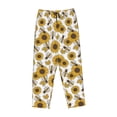 thumbnail image 4 of Balery Sunflowers and Bees print Women's Pajama Pants,Ultra Lightweight Pjs,Lounge Pant-X-Large, 4 of 9