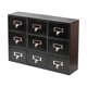 thumbnail image 2 of Gabinete de almacenamiento de escritorio, adorno de madera, ahorro de espacio, mueble de baño, tocador, vitrina, oficina, sala de estar, organizador d, 2 of 9
