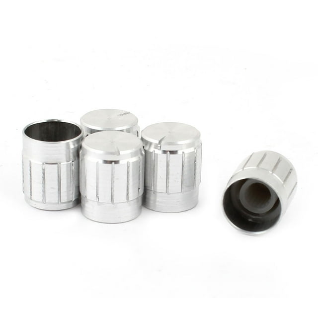 5 piezas de perilla de control de volumen de potenciómetro de aleación de aluminio 14 mm x 17 mm