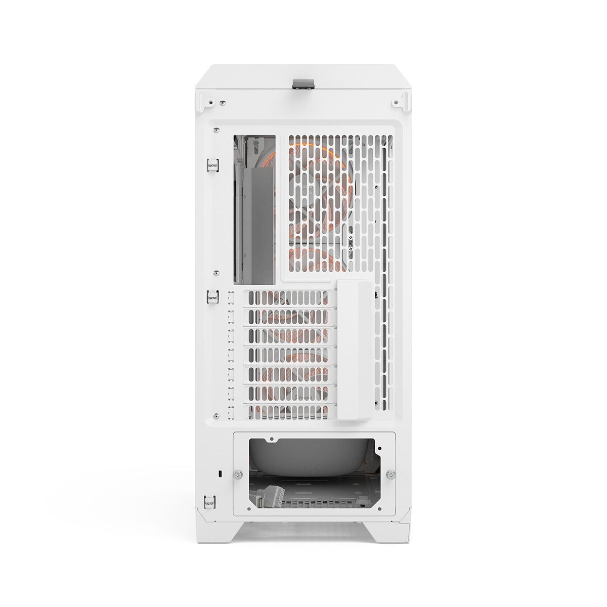 Fractal Design Meshify 3 RGB ATX mATX Mid Tower PC Case - White Chassis with Clear TG Side Panel