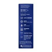 Durex Prolong Condoms, Ultra Fine, Ribbed, Dotted with Delay Lubricant Natural Rubber Latex Condoms for Men, FSA & HSA Eligible, 12 Count