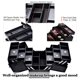 thumbnail image 2 of Joligrace Estuche de Maquillaje Profesional Ajustable - 6 Bandejas Estuches de Cosméticos Caja Organizadora de Almacenamiento de Maquillaje con Cerradura y Compartimentos 14 Pulgadas Grande Negro, 2 of 5