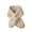 White, variant on Solid Color Knitted Winter Versatile Cute Small Scarf Scarf Scarf