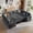 Gray, variant on 112" Green Chenille 8-seater U-shaped Sectional Sleeper Sofa Bed with Pull Out Bed, USB Ports,Cup Holders, Side Pockets, Armrest Storage