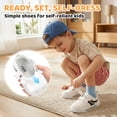 thumbnail image 5 of STQ KIDS Toddler Wide Toe Box Sneakers Classic Boys Girls Shoes | Non Slip,Lightweight,Walking,School,Zero Drop,Retro White T6, 5 of 8