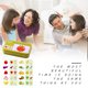 thumbnail image 4 of Vogacara Tarjeta cognitiva para niños, aprendizaje, iluminación, juguete, caja de hierro en inglés, papel, tarjeta educativa Juguetes Educativos Fruta Vogacara FN000087-01B, 4 of 6