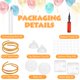 thumbnail image 3 of Kit de soporte con forma de arco para globos JOWINER de 2,5 m y 1,5 m con bolsa de agua, 3 of 7
