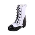 thumbnail image 2 of Botas de figuras de acción 1:4, zapatos de muñeca articulados con bola, moda para muñeca de 30cm, botas de figura femenina DIY, botas de tacón bajo, 2 of 8