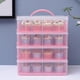 thumbnail image 1 of Yuarrent Clear Cake Carrier Cupcake Storage Containers Layer Insert Stackable Holder Almacenamiento y organización del hogar, 1 of 6