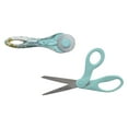 thumbnail image 5 of Westcott 8" Sewing Scissor and 45mm Rotary Fabric Cutter Set, Titanium Bonded, Blue, Floral, 2-Pack, 5 of 12