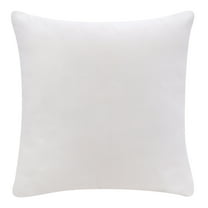 LR Home and Stacy Garcia 20" x 20" Ivory Velvet Reversible Cotton Adult Decorative Throw Pillow