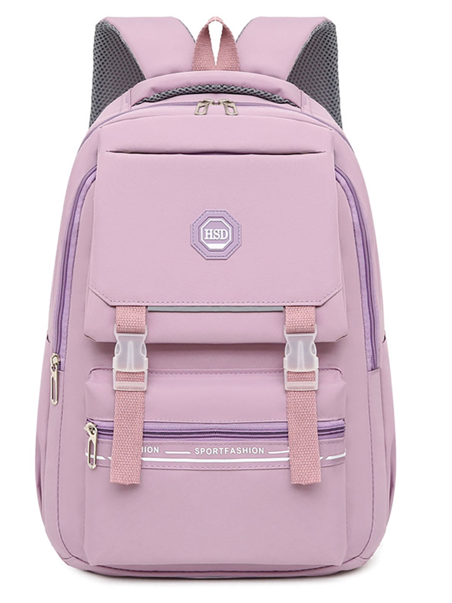 Frontwalk Girls Bookbag Multipurpose Backpack Multi Pockets Spine Protection School Bag Top