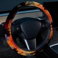 thumbnail image 2 of Butterfly Printed 14.5 Inch PVC Leather Car Wheel Covers Steering Wheel Cover Auto Accessories, 2 of 6