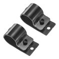 thumbnail image 1 of Uxcell 2-Pack Conector de Tubería Estructural, Abrazaderas de Fijación de Tubería de Acero para Tubería OD 1.1" o 28MM, 1 of 1