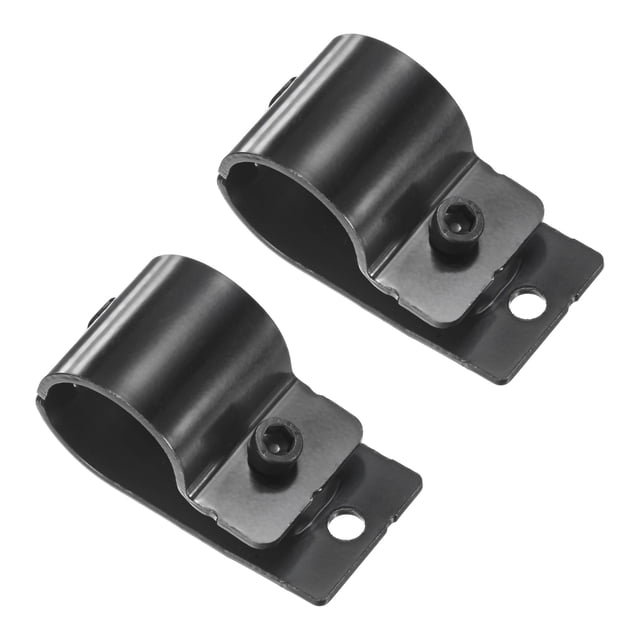 Uxcell 2-Pack Conector de Tubería Estructural, Abrazaderas de Fijación de Tubería de Acero para Tubería OD 1.1" o 28MM
